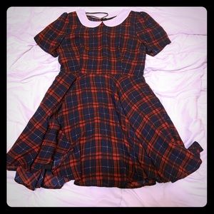 Plaid babydoll dress from forever 21.